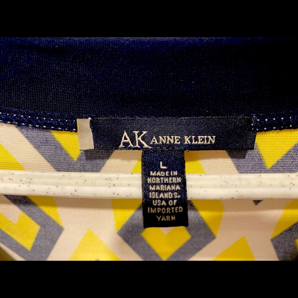 Anne Klein Wrap style Dress size L - Picture 3 of 4